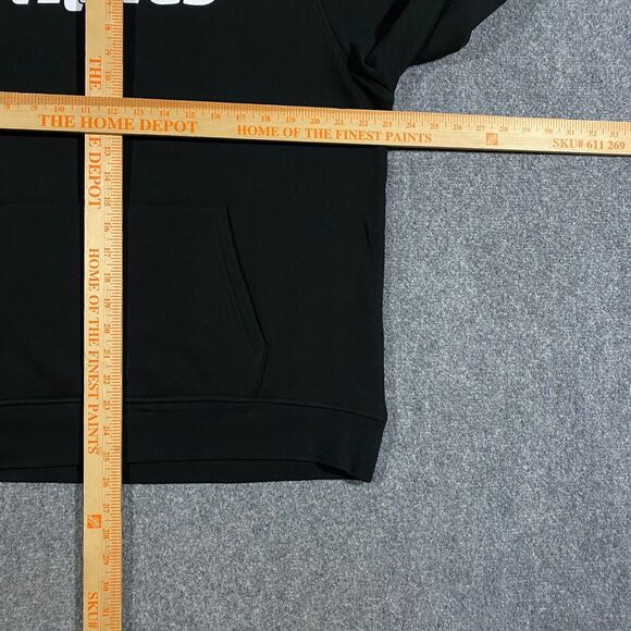 Los Angeles LA Kings Wordmark Logo New Era Hoodie Womens 2XL Black NHL Hockey - Picture 12 of 16